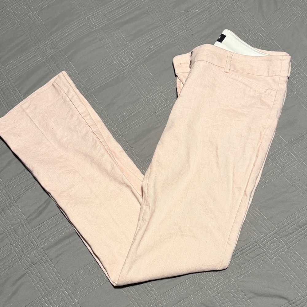 Express Light Pink Columnist Barely Boot Pants